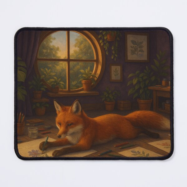 Item preview, Finding Creativity (Fox drawing) designed and sold by thehaywirehoney.