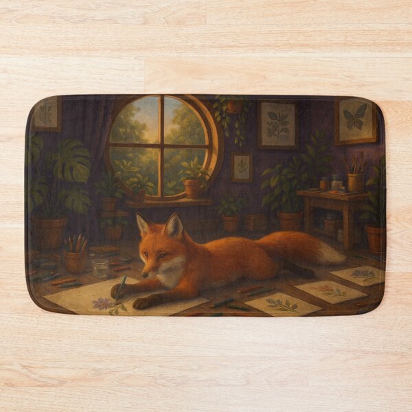 Item preview, Finding Creativity (Fox drawing) designed and sold by thehaywirehoney.