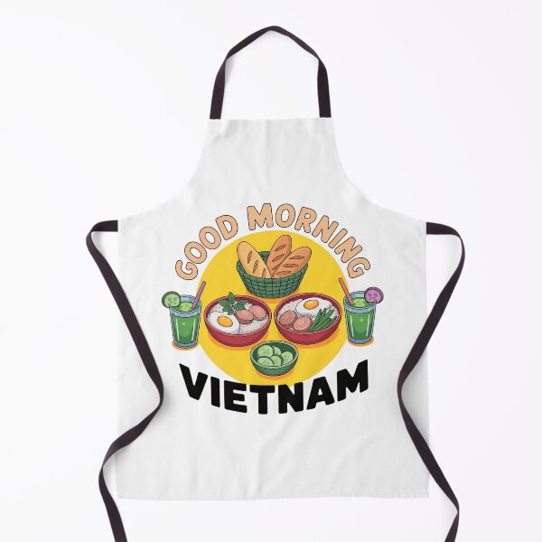 Item preview, Good Morning Vietnam Sticker – Vietnamese Breakfast Art with Baguette, Pork, and Fried Eggs designed and sold by VividOrganica.