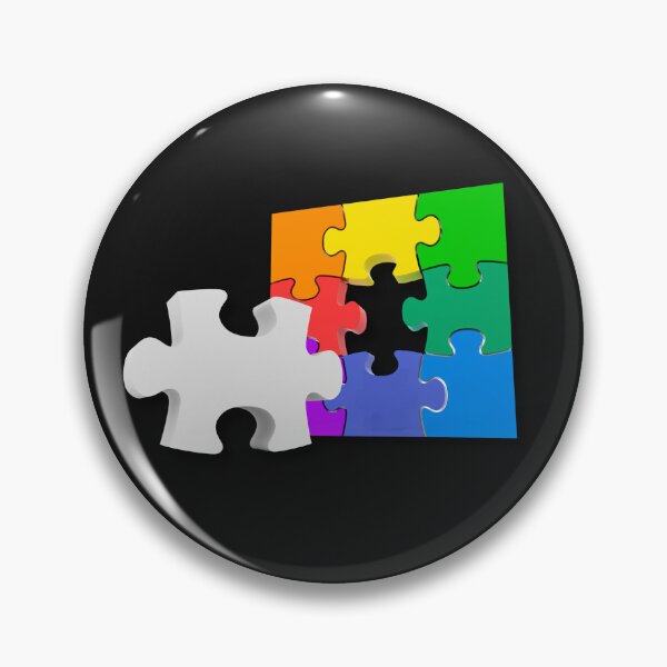 Item preview, Missing Piece Rainbow Puzzle designed and sold by Khadigadesings.