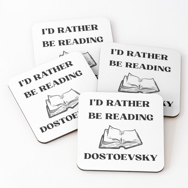 Item preview, Funny I’d Rather Be Reading Dostoevsky Russian Classic Literature Philosophy Fyodor Lover  designed and sold by biomood.