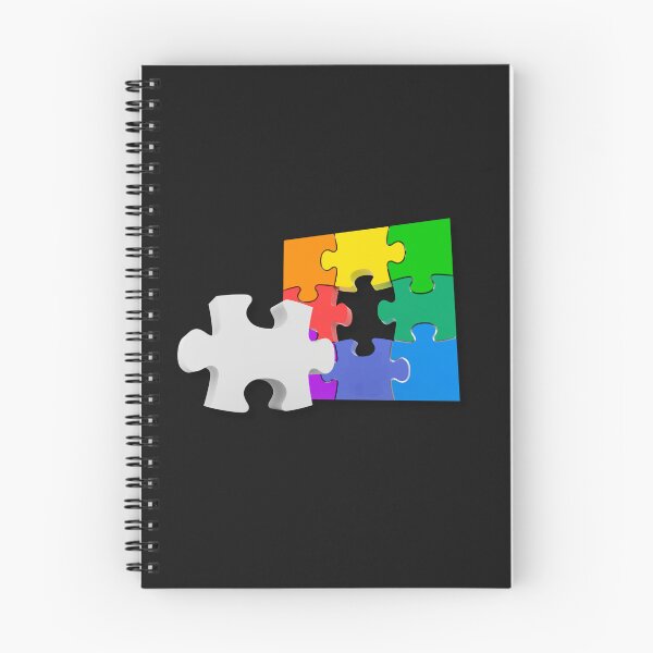 Item preview, Missing Piece Rainbow Puzzle designed and sold by Khadigadesings.