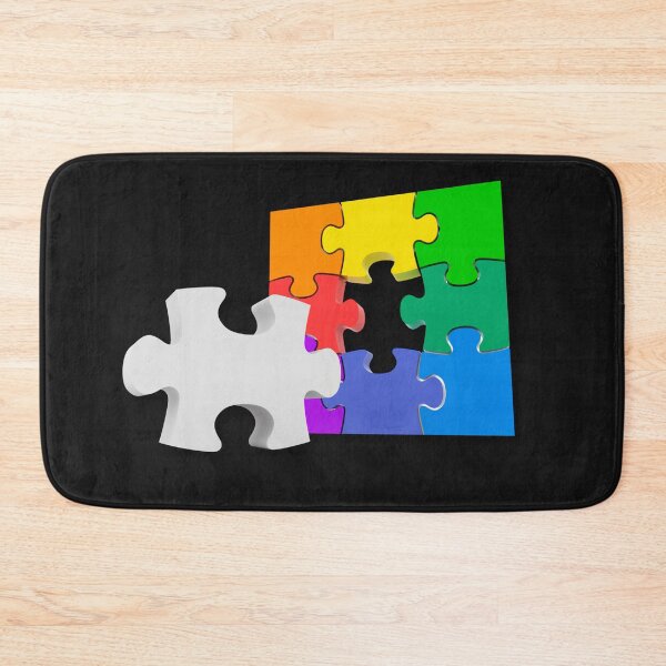 Item preview, Missing Piece Rainbow Puzzle designed and sold by Khadigadesings.