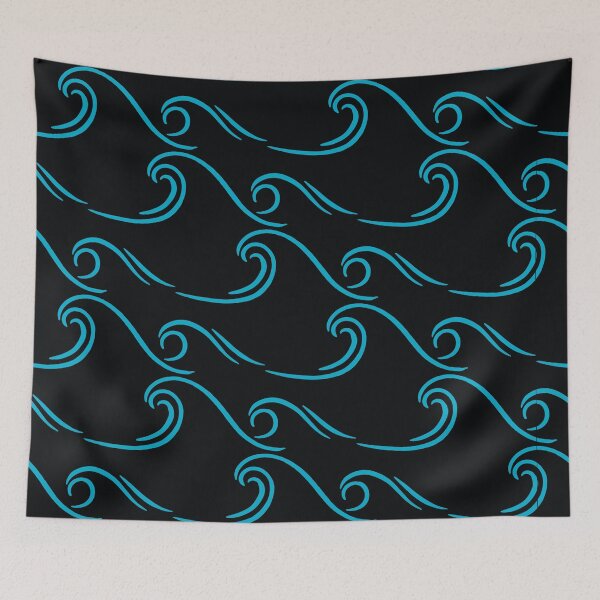 Item preview, Drawn Blue Ocean Waves designed and sold by IAmPhilberticus.
