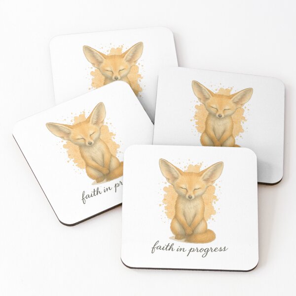 Item preview, Fennec Fox "Faith in Progress" designed and sold by thehaywirehoney.