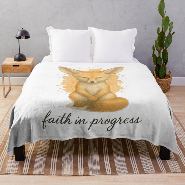 Item preview, Fennec Fox "Faith in Progress" designed and sold by thehaywirehoney.
