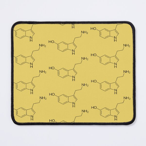 Item preview, Serotonin Molecule Design | Chemistry & Science Humor | Happy Brain & Molecular Art designed and sold by sciencefacts.