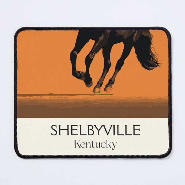 Item preview, Shelbyville Kentucky Saddle Horse | Equestrian Art Poster designed and sold by TuncGK.