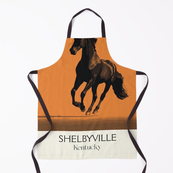 Item preview, Shelbyville Kentucky Saddle Horse | Equestrian Art Poster designed and sold by TuncGK.