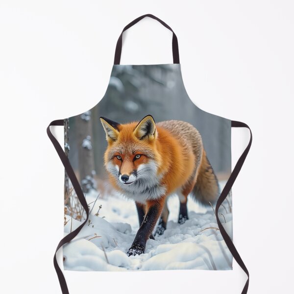 Item preview, Fox in the winter forest designed and sold by Palatinasart.