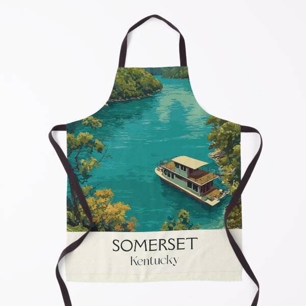 Item preview, Somerset Kentucky Lake Life | Houseboat Vacation Poster designed and sold by TuncGK.