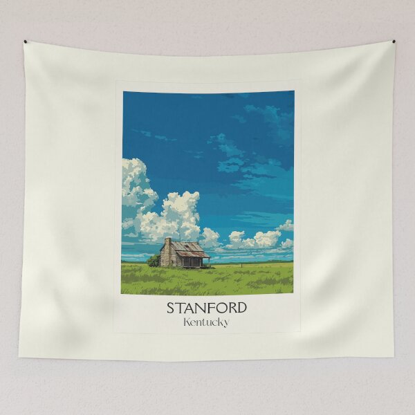 Item preview, Stanford Kentucky Historic Barn | Rural Landscape Poster designed and sold by TuncGK.