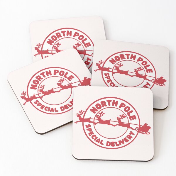 Item preview, North Pole Santa Claus Stamp designed and sold by CheylaDesigns.