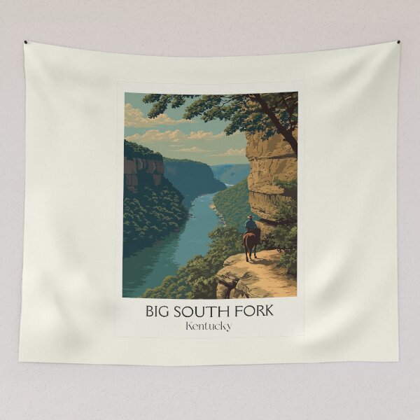 Item preview, Big South Fork Kentucky River | Scenic Gorge Poster designed and sold by TuncGK.