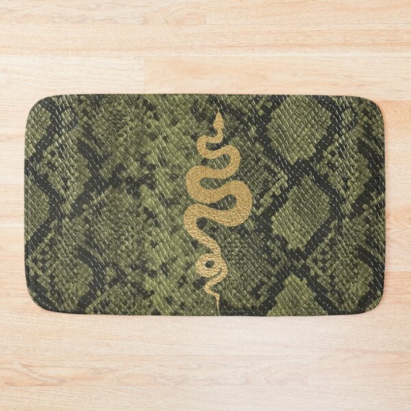 Item preview, Green and Gold Snake print  designed and sold by Wild Starling.