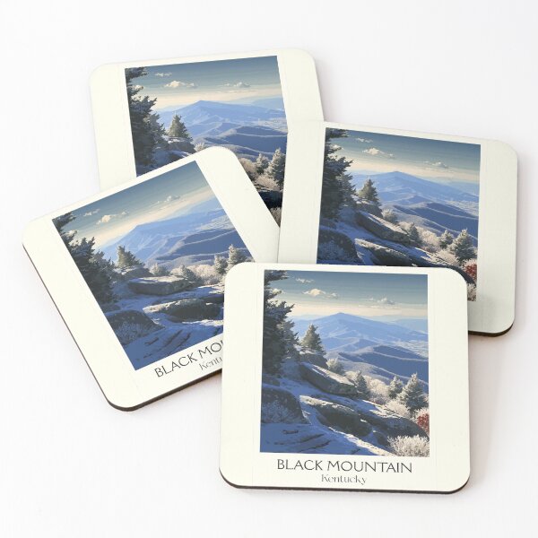 Item preview, Black Mountain Kentucky Peak | Snowy Mountain Poster designed and sold by TuncGK.
