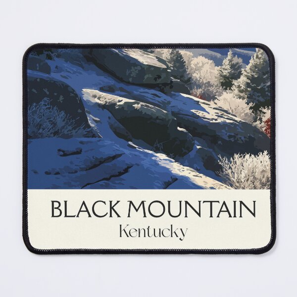 Item preview, Black Mountain Kentucky Peak | Snowy Mountain Poster designed and sold by TuncGK.