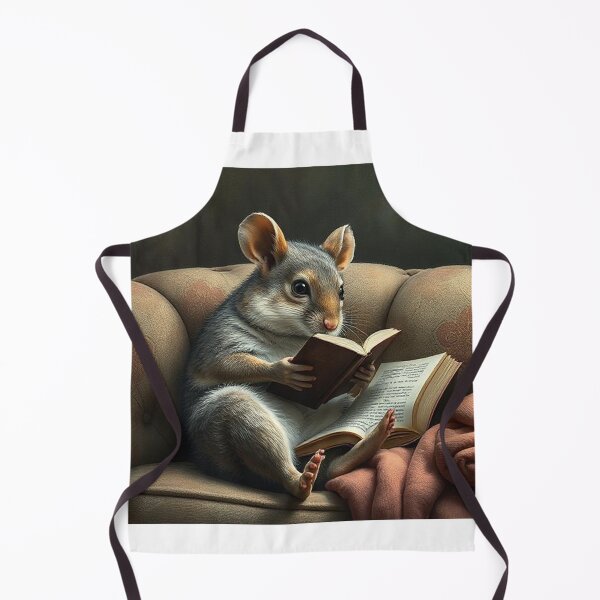 Item preview, Dormouse sitting reading designed and sold by Terry Collett.