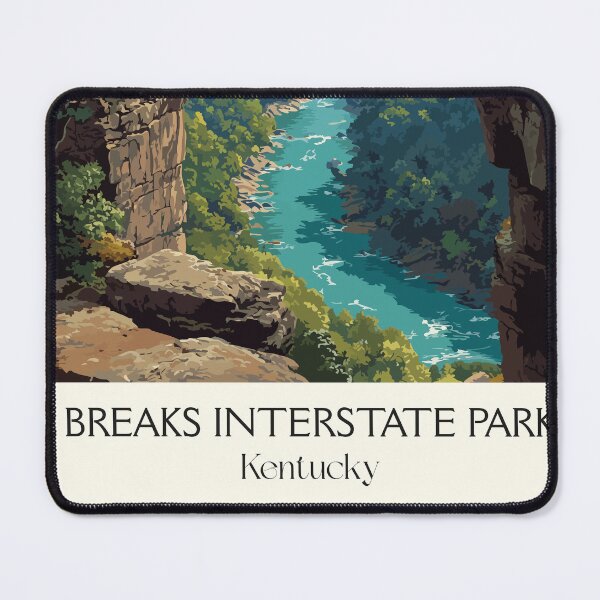 Item preview, Breaks Interstate Park Kentucky | Appalachian Canyon Poster designed and sold by TuncGK.