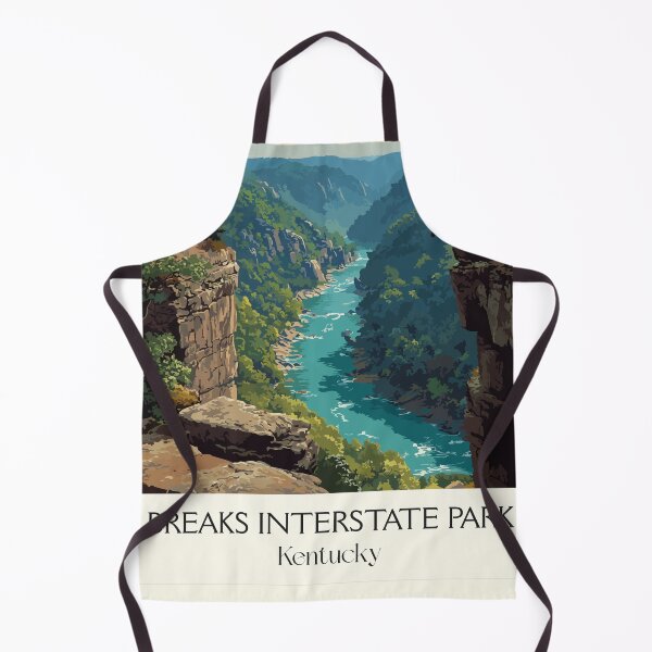 Item preview, Breaks Interstate Park Kentucky | Appalachian Canyon Poster designed and sold by TuncGK.