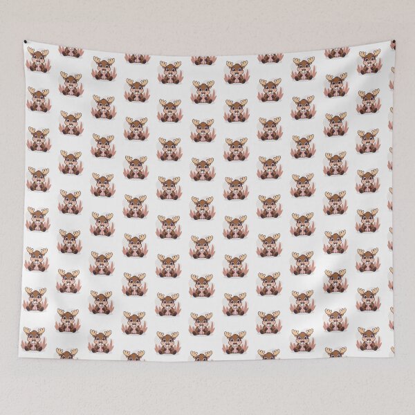 Item preview, moose eating popcorn designed and sold by Eternalski.