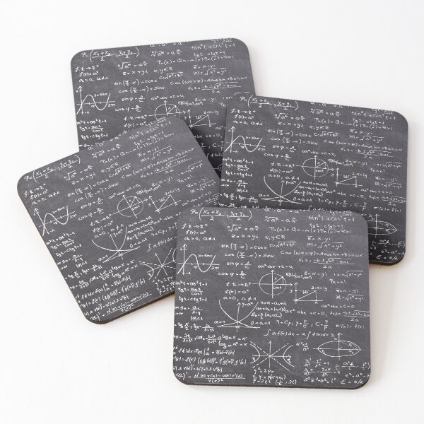 Item preview, Math Formulas Seamless Pattern | Geeky Math & STEM Design | Educational Pattern Art designed and sold by sciencefacts.