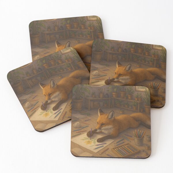 Item preview, Finding Creativity (Fox Drawing) designed and sold by thehaywirehoney.