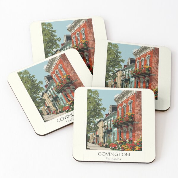 Item preview, Covington Kentucky Historic District | Riverside City Poster designed and sold by TuncGK.