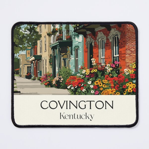 Item preview, Covington Kentucky Historic District | Riverside City Poster designed and sold by TuncGK.