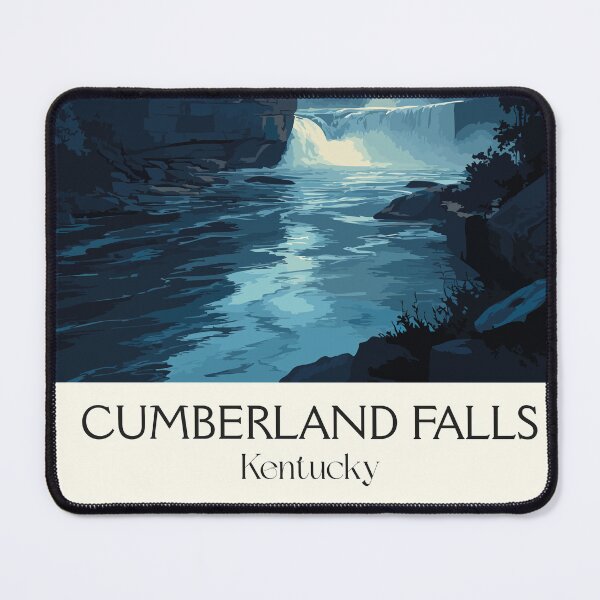Item preview, Cumberland Falls Kentucky | Night Waterfall Poster designed and sold by TuncGK.