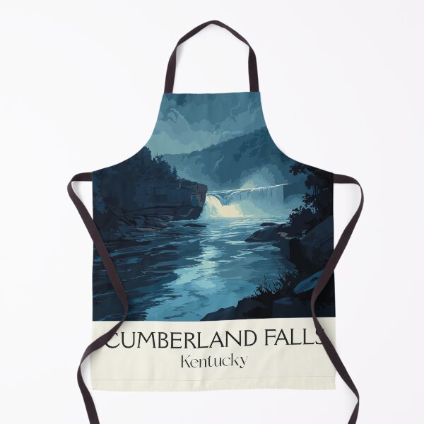 Item preview, Cumberland Falls Kentucky | Night Waterfall Poster designed and sold by TuncGK.