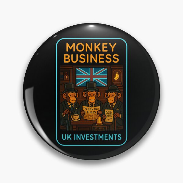 Item preview, MONKEY BUSINESS – UK Investments T-Shirt designed and sold by NAJURE.