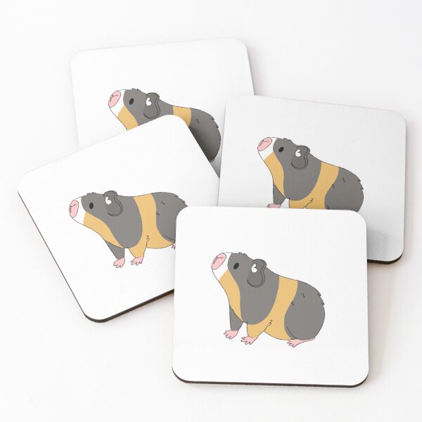Item preview, Tricolour Guinea Kawaii Illustration designed and sold by casserolepets.