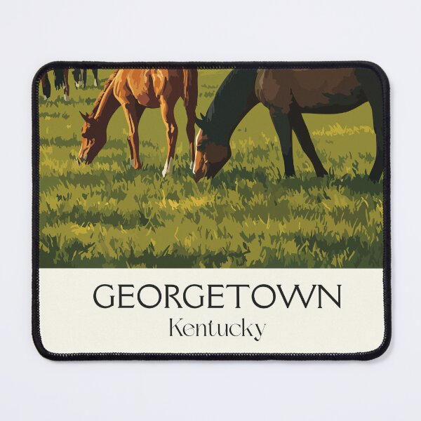 Item preview, Georgetown Kentucky Horse Farm | Bluegrass Pasture Poster designed and sold by TuncGK.