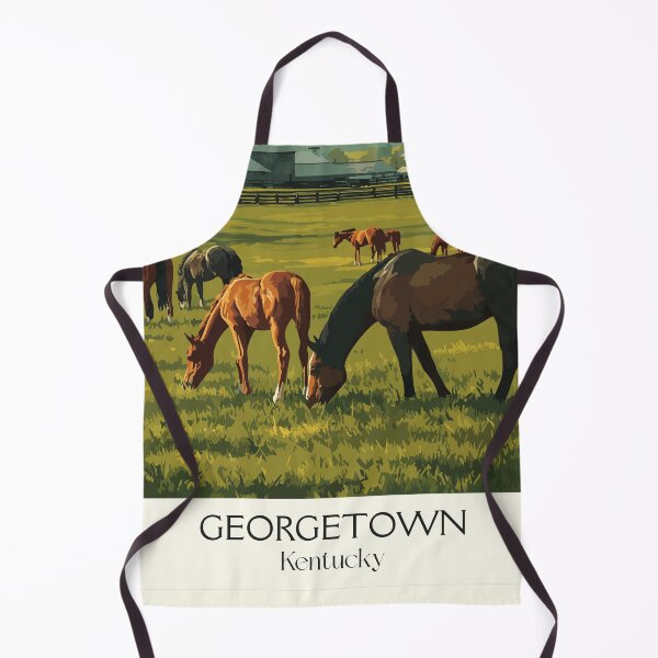 Item preview, Georgetown Kentucky Horse Farm | Bluegrass Pasture Poster designed and sold by TuncGK.