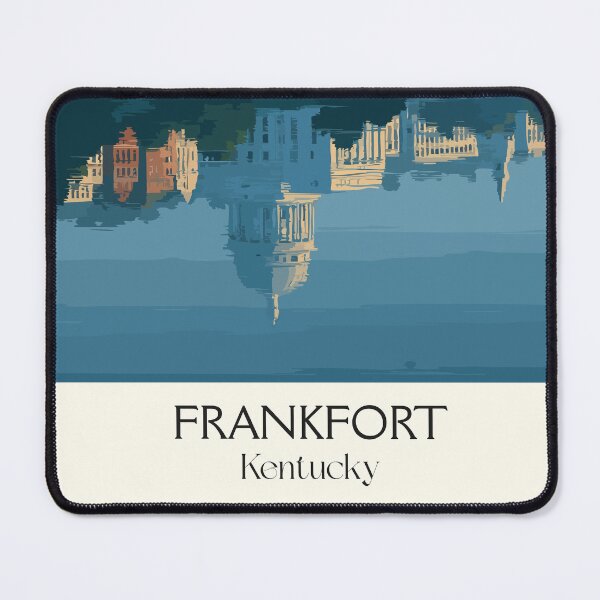 Item preview, Frankfort Kentucky State Capitol | River Reflection Poster designed and sold by TuncGK.