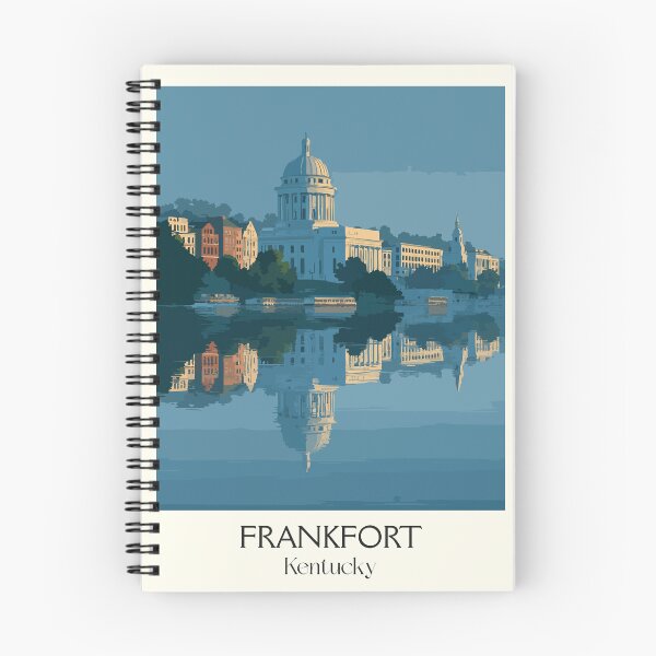 Item preview, Frankfort Kentucky State Capitol | River Reflection Poster designed and sold by TuncGK.