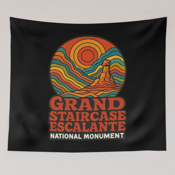 Item preview, Grand Staircase Escalante National Monument Trippy designed and sold by TomFrontierArt.