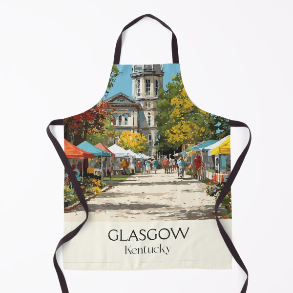 Item preview, Glasgow Kentucky Town Square | Farmers Market Poster designed and sold by TuncGK.