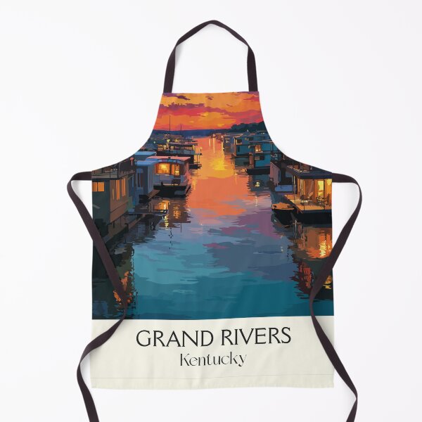 Artikelvorschau, Grand Rivers Kentucky Marina | Sonnenuntergang am See Poster entworfen und verkauft von TuncGK.