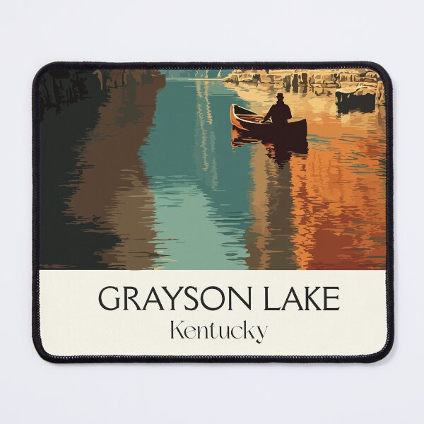 Item preview, Grayson Lake Kentucky State Park | Sandstone Cliffs Poster designed and sold by TuncGK.