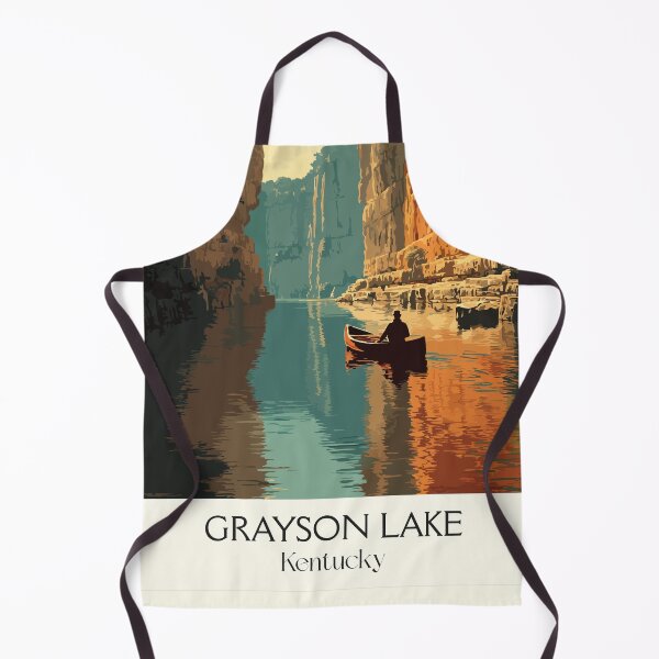 Item preview, Grayson Lake Kentucky State Park | Sandstone Cliffs Poster designed and sold by TuncGK.