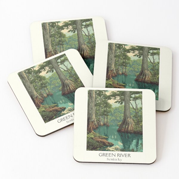 Item preview, Green River Kentucky Cypress Swamp | National Park Poster designed and sold by TuncGK.