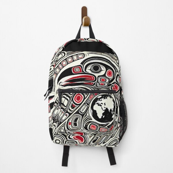 Item preview, Raven Holds the World – Northwest Coast Native Art | Tribal Formline Design | Indigenous Creation Story designed and sold by Alaska Magick.