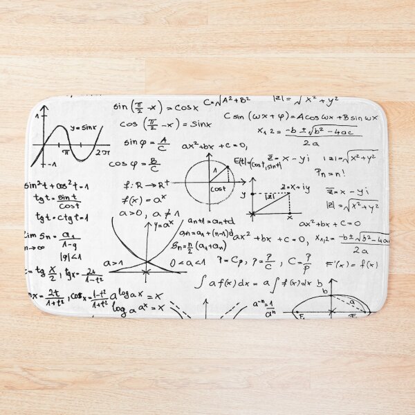Item preview, Math Equations Seamless Pattern | Mathematical Formulas Design | Geeky STEM Art designed and sold by sciencefacts.