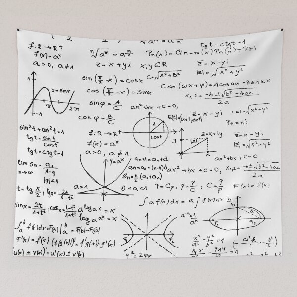 Item preview, Math Equations Seamless Pattern | Mathematical Formulas Design | Geeky STEM Art designed and sold by sciencefacts.