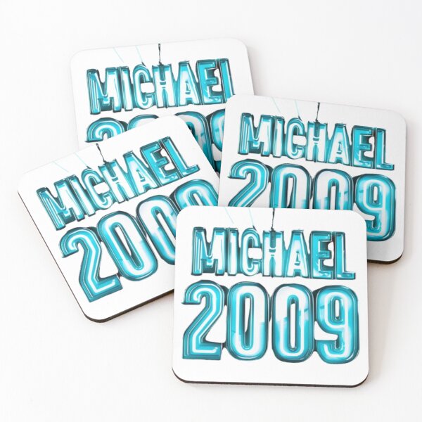 Item preview, Michael 2009 Retro Birthday Design designed and sold by AlexLineArt.