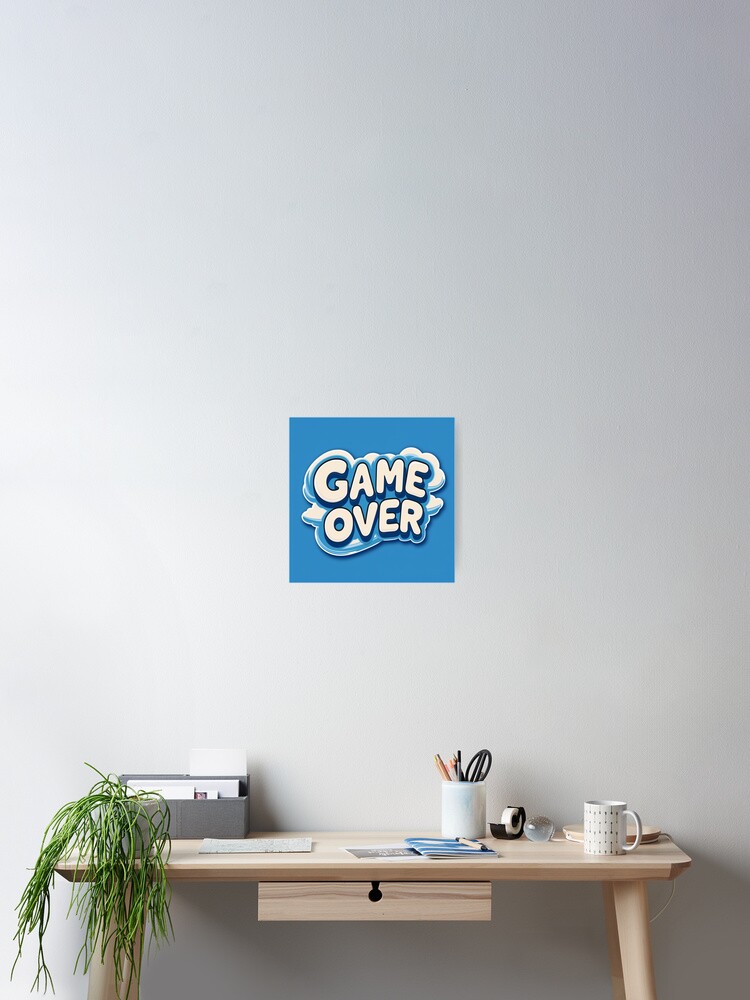 Thumbnail 2 of 3, Poster, Game Over 84 designed and sold by Zeir-Shop.