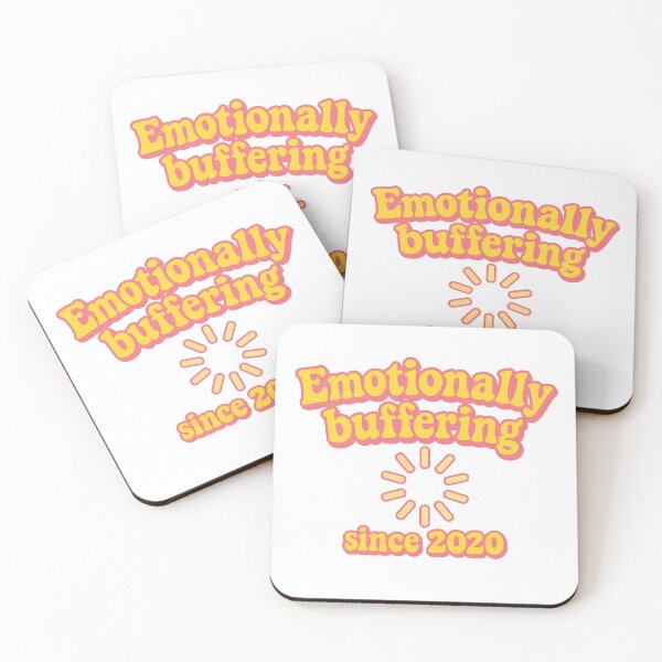 Item preview, Emotionally Buffering Since 2020, COVID, Funny Mental Health designed and sold by vibeytrendy.