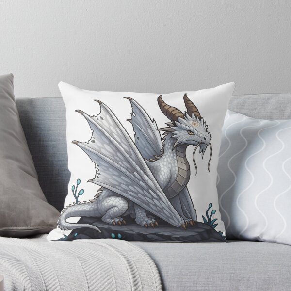 Item preview, White Rune Dragon – Mystic Guardian Sticker designed and sold by nemessis05.